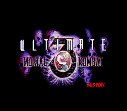 Ultimate Mortal Kombat 3 Title Screen